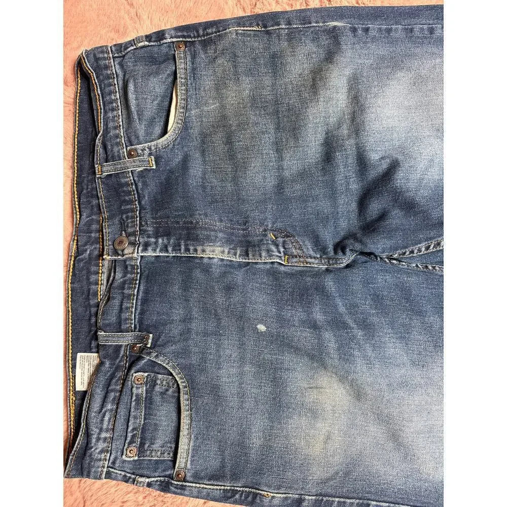 Men’s Levi’s 569 Loose Straight Jeans – Size 36x32 – Faded Blue Wash